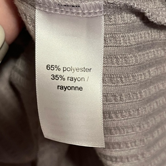 Maurices Gray Peplum Flutter Sleeve Top - Picture 6 of 9